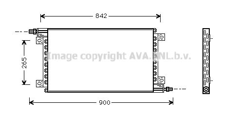 AVA QUALITY COOLING Lauhdutin, ilmastointilaite RE5012